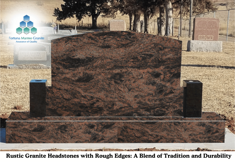 Rustic Granite Headstones with Rough Edges: A Blend of Tradition and Durability