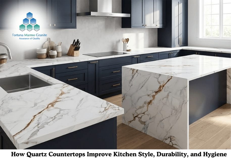 How Quartz Countertops Improve Kitchen Style, Durability, and Hygiene