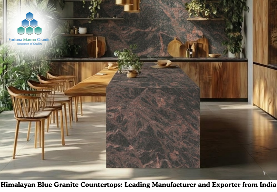 Himalayan Blue Granite Countertops: Leading Manufacturer and Exporter from India
