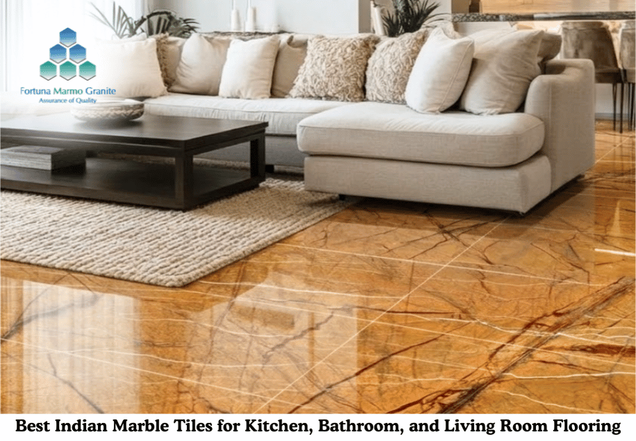 Best Indian Marble Tiles for Kitchen, Bathroom, and Living Room Flooring