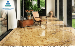 Imperial Gold Granite: The Perfect Stone of the Month for Elegant Interior Spaces