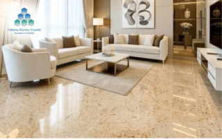 Colonial Gold Granite Tiles for Flooring: High-Quality Granite Exporter from India