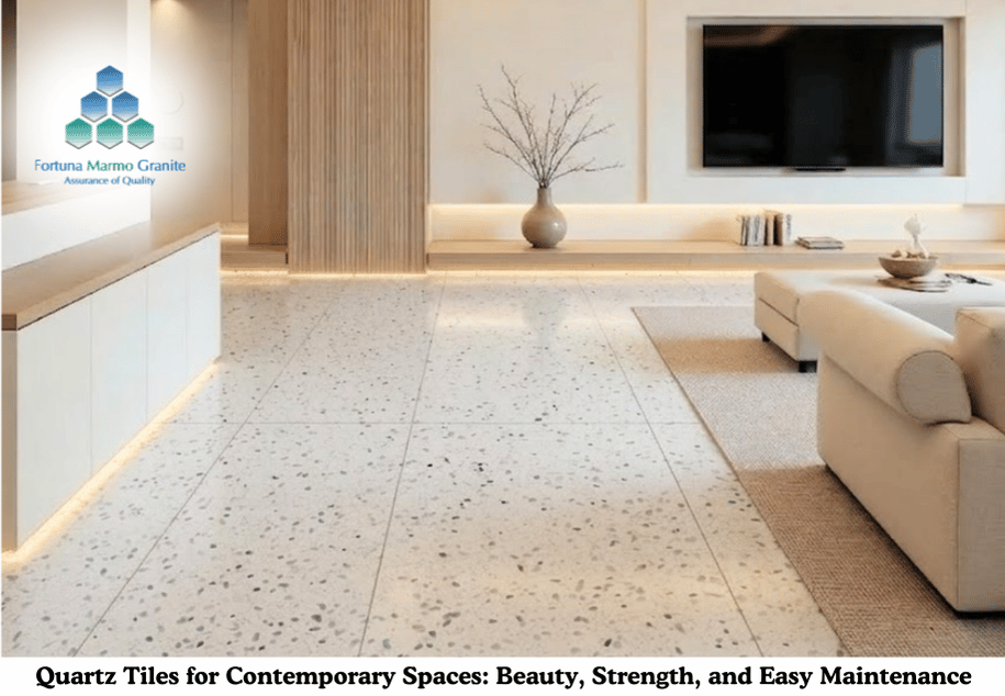Quartz Tiles for Contemporary Spaces: Beauty, Strength, and Easy Maintenance