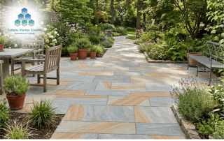 Two Tone Sandstone: Natural Beauty and Strength for Gardens and Outdoor Spaces