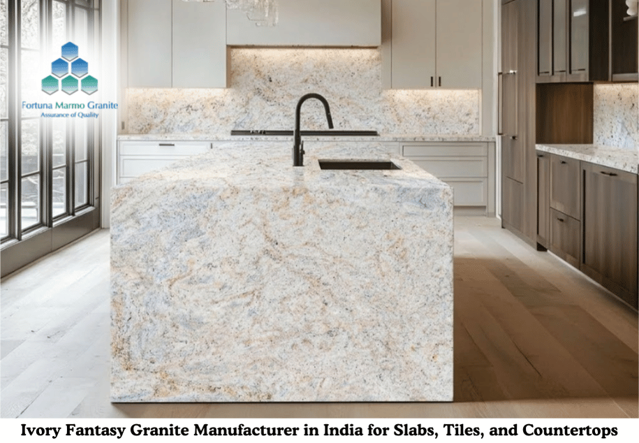 Ivory Fantasy Granite Manufacturer in India for Slabs, Tiles, and Countertops