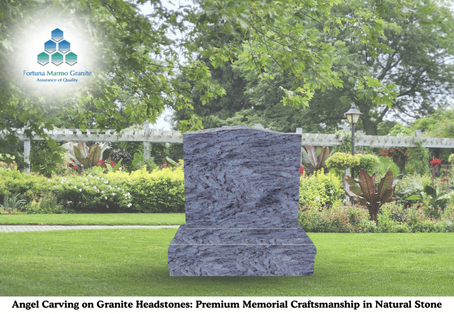 Angel Carving on Granite Headstones: Premium Memorial Craftsmanship in Natural Stone