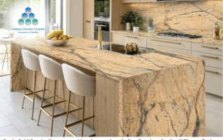 Prada Gold Granite Countertops Manufacturer from India – Premium Quality & Elegant Designs