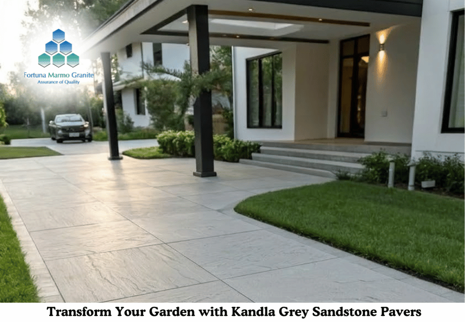 Transform Your Garden with Kandla Grey Sandstone Pavers