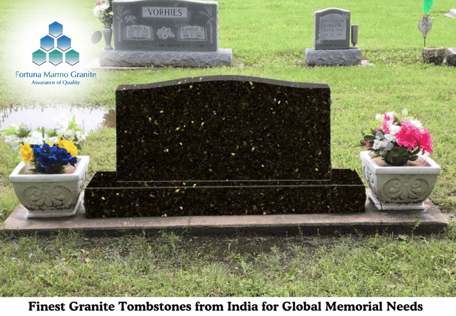 Finest Granite Tombstones from India for Global Memorial Needs