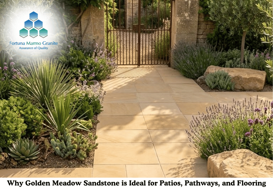 Why Golden Meadow Sandstone is Ideal for Patios, Pathways, and Flooring