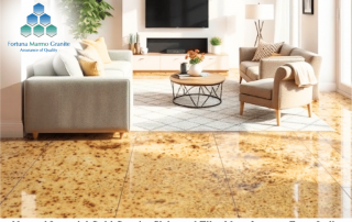 Natural Imperial Gold Granite Slabs and Tiles Manufacturer From India
