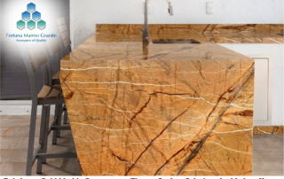 Rainforest Gold Marble Countertops: Elegant Surface Solutions for Modern Homes