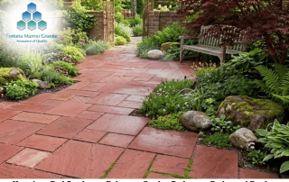 How Agra Red Sandstone Enhances Garden Pathways, Patios and Borders