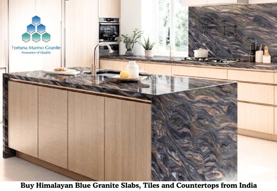 Buy Himalayan Blue Granite Slabs, Tiles and Countertops from India