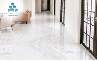 Persian White Marble Flooring for Residential and Commercial Projects