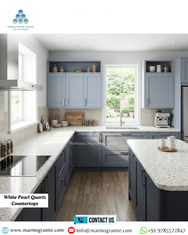 White Pearl Quartz Countertops White Pearl Quartz Countertops