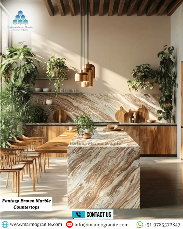 Fantasy Brown Marble Countertops