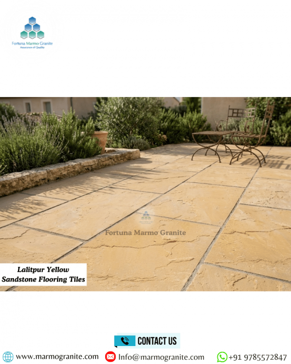 Lalitpur Yellow Sandstone Flooring Tiles Lalitpur Yellow Sandstone Flooring Tiles