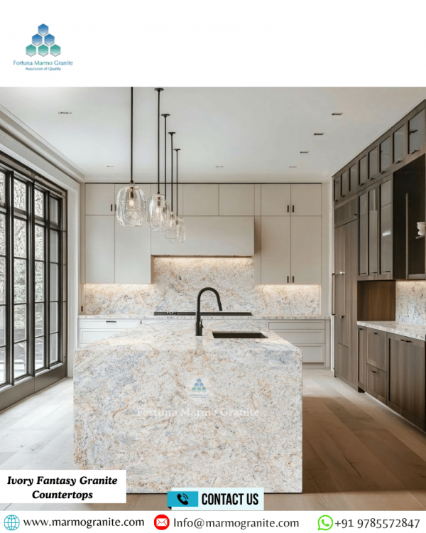 Ivory Fantasy Granite Countertops