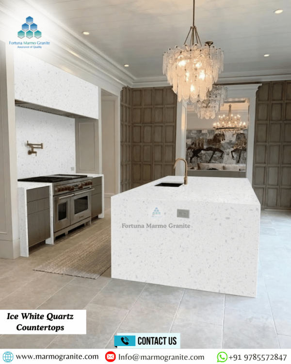 Ice White Quartz Countertops