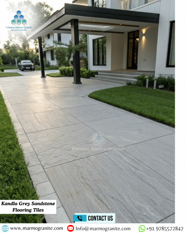 Kandla Grey Sandstone Flooring Tiles