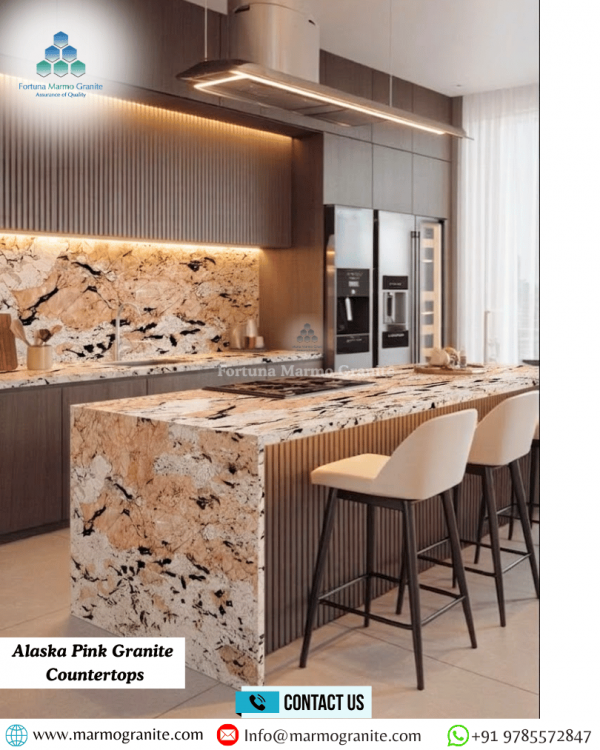 Alaska Pink Granite Countertops