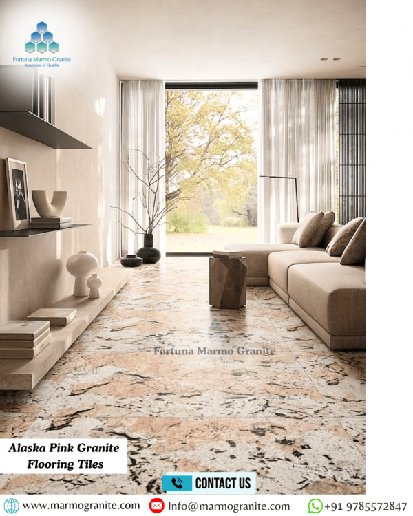 Alaska Pink Granite Flooring Tiles