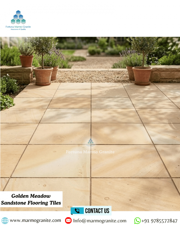 Golden Meadow Sandstone Flooring Tiles