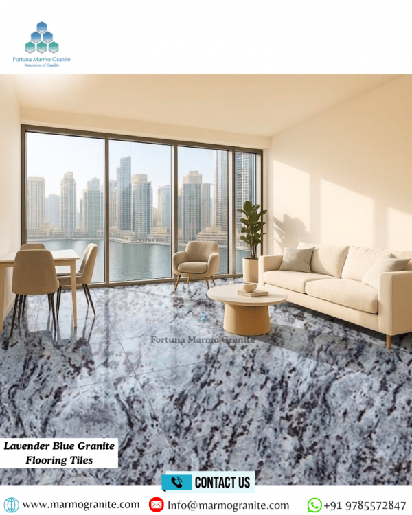 Lavender Blue Granite Flooring Tiles