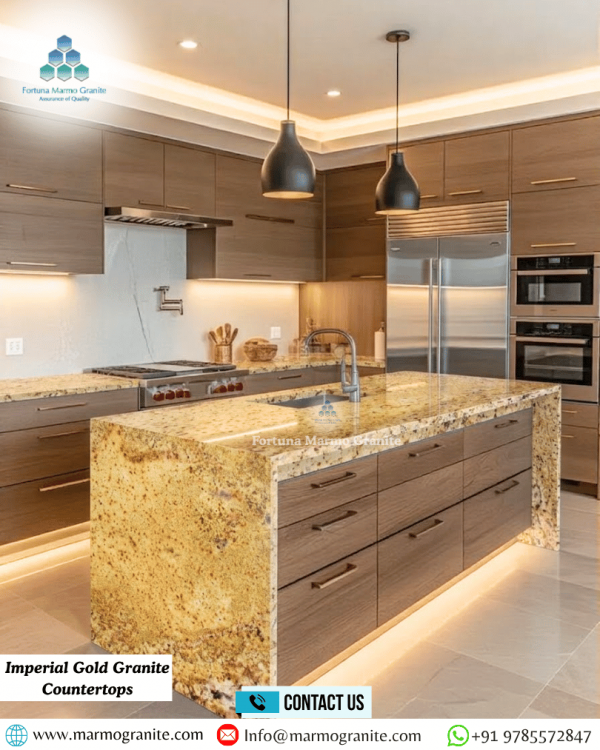 Imperial Gold Granite Countertops