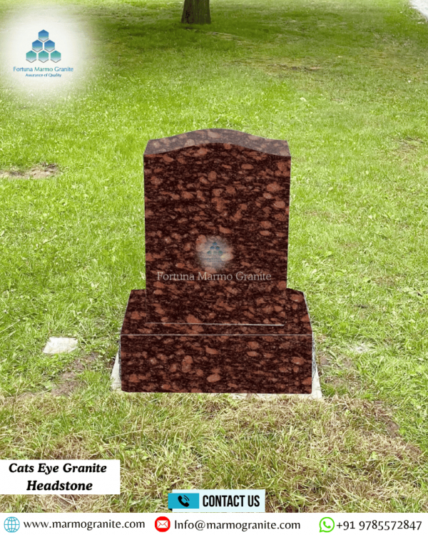 Cats Eye Granite Headstone