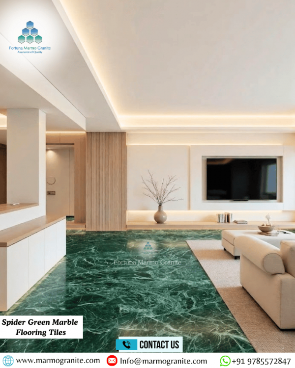Spider Green Marble Flooring Tiles Spider Green Marble Flooring Tiles