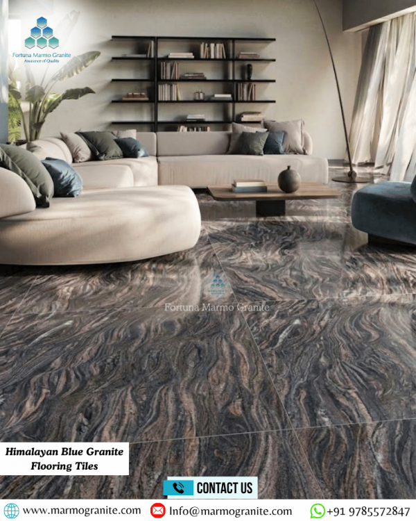 Himalayan Blue Granite Flooring Tiles