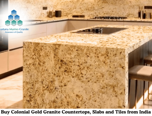 Buy Colonial Gold Granite Countertops, Slabs and Tiles from India
