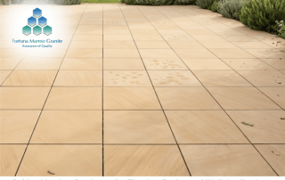 Golden Meadow Sandstone for Flooring, Paving and Wall Applications