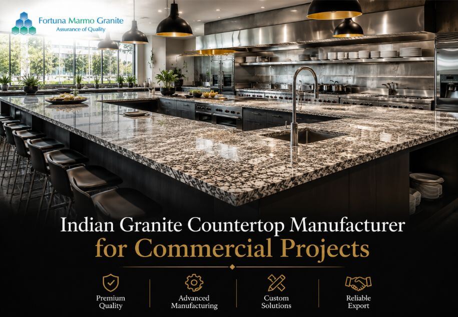 Indian Granite Countertop Manufacturer for Commercial Projects
