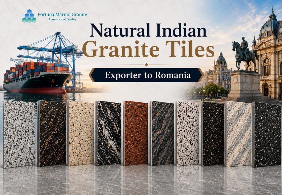 Natural Indian Granite Tiles Exporter to Romania
