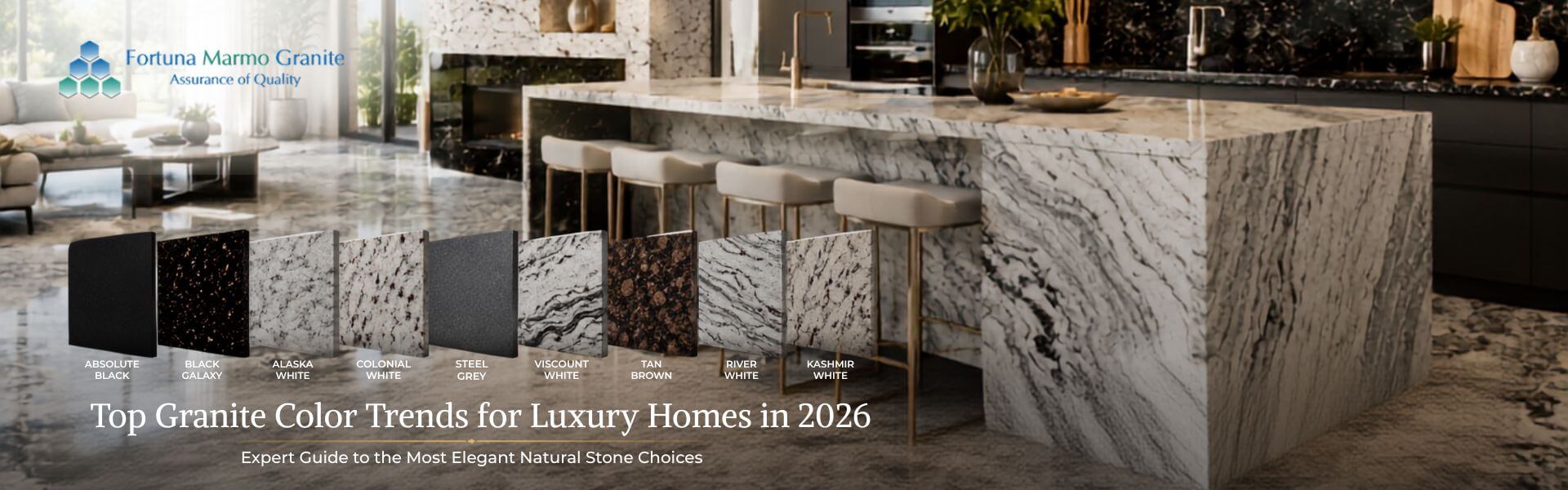 Top Granite Color Trends for Luxury Homes in 2026