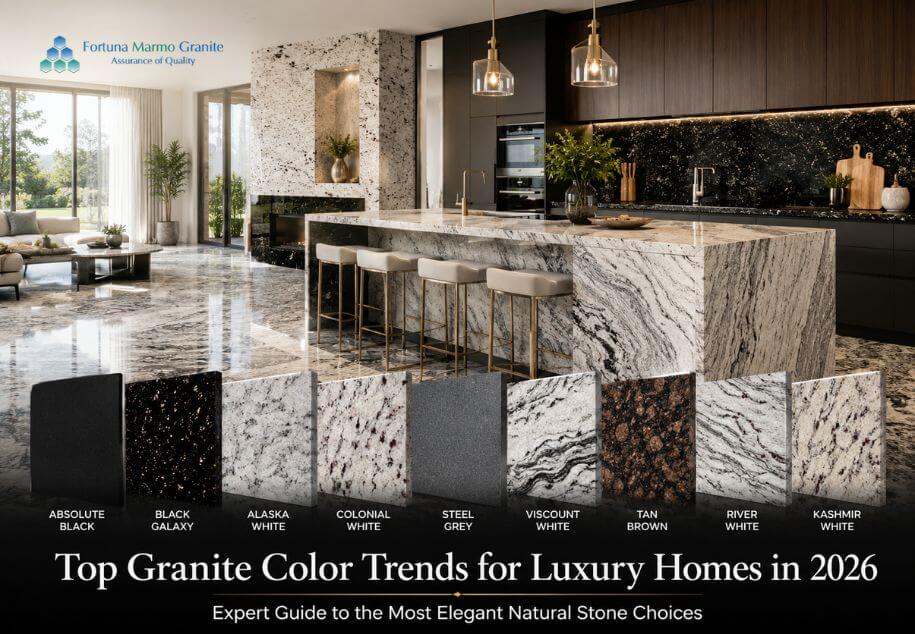 Top Granite Color Trends for Luxury Homes in 2026