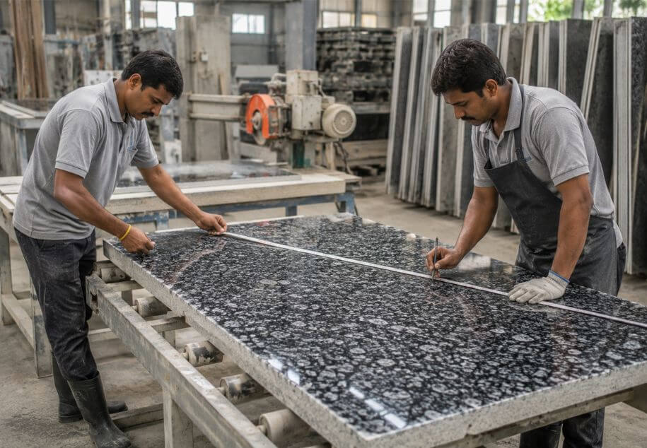 Indian Granite Slabs Supplier for Europe