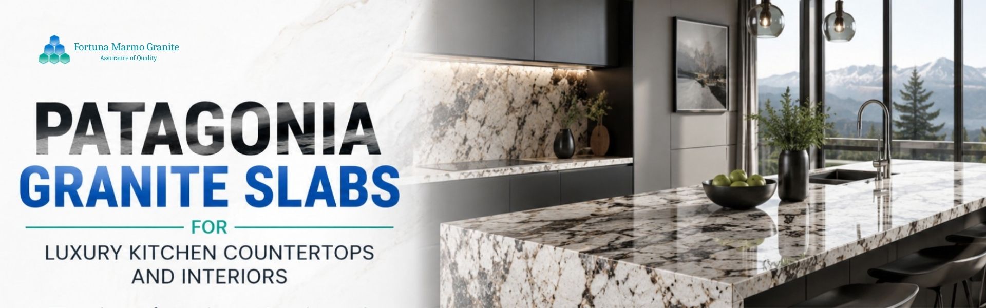 Patagonia Granite Slabs for Luxury Kitchen Countertops and Interiors