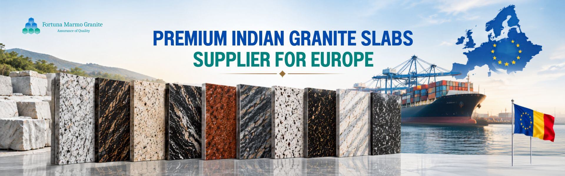 Premium Indian Granite Slabs Supplier for Europe