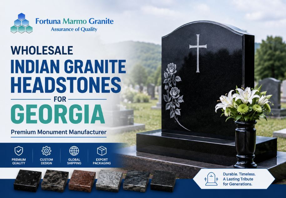 Wholesale Indian Granite Headstones for Georgia