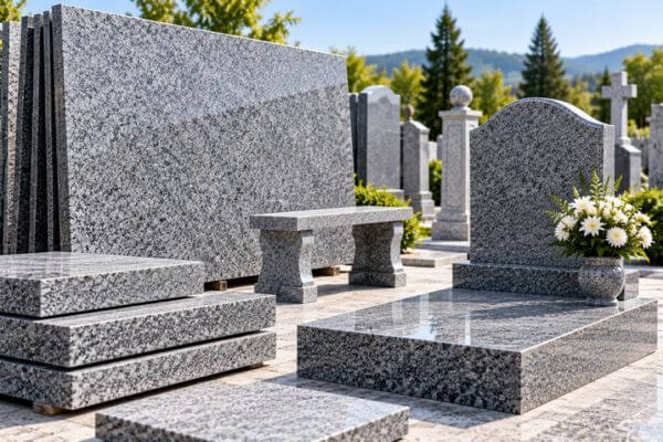 grey granite Cut to Size Indian Granite Supplier for Monument Companies in Kosovo