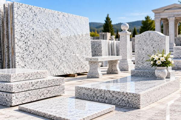 white granite Cut to Size Indian Granite Supplier for Monument Companies in Kosovo