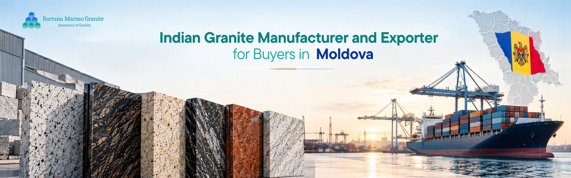 Indian Granite Manufacturer and Exporter for Buyers in Moldova